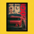 Dodge Challenger Retro Power Frame