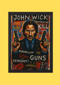 John Wick Chaos Art Frame