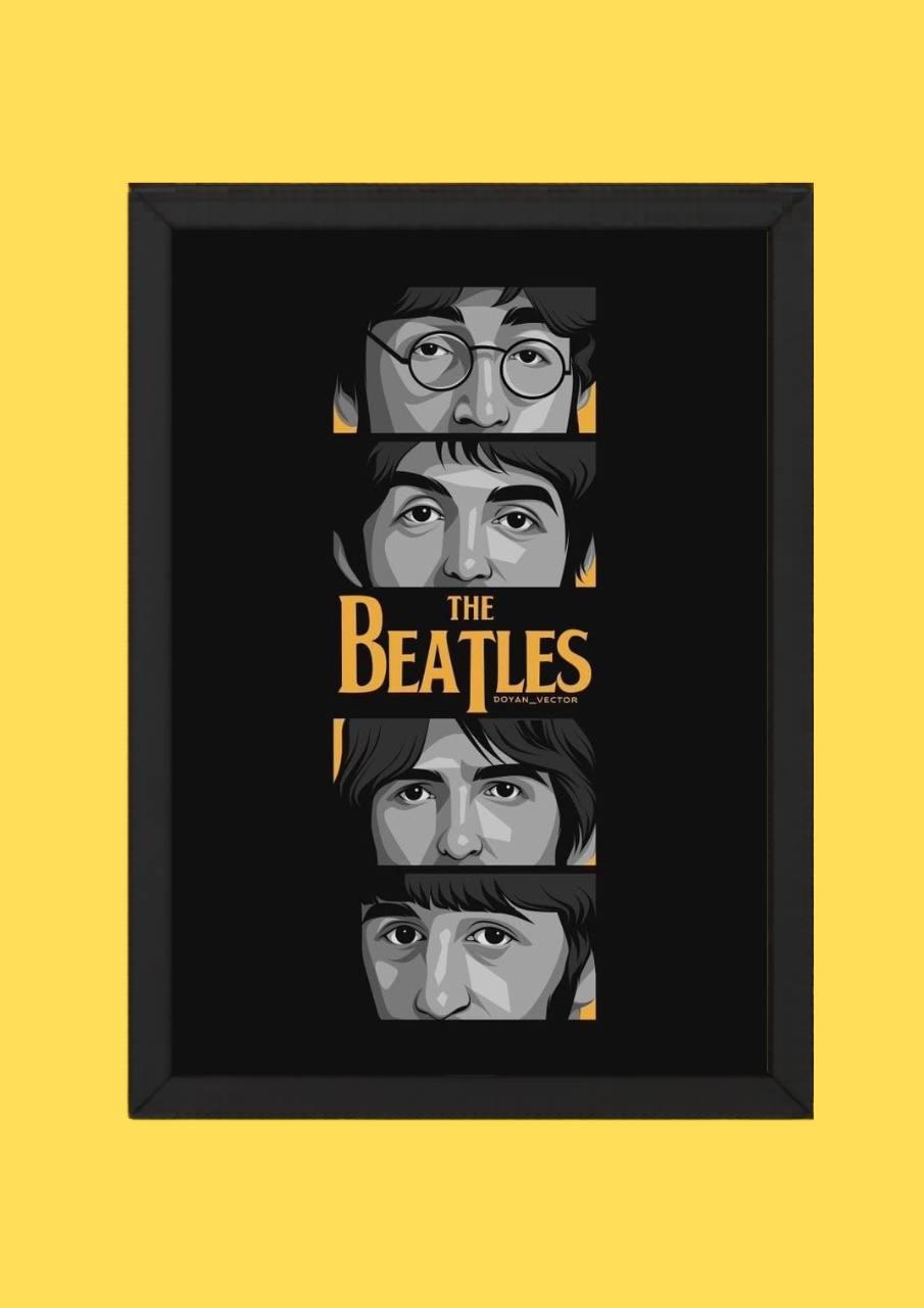 The Beatles Minimal Portrait Frame