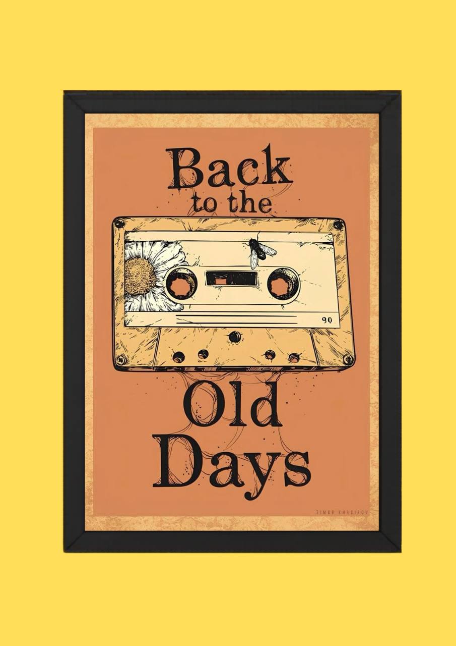 Back to the Old Days Cassette Frame