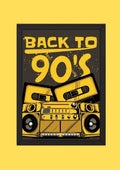 Back to the 90’s Retro BoomBox Poster