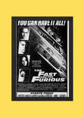 The Fast and the Furious Vintage Print