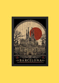Barcelona Vintage Skyline Frame