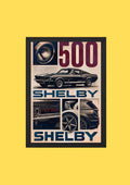 Shelby GT500 Vintage Car Poster
