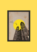 Golden Mosque Aesthetic Frame