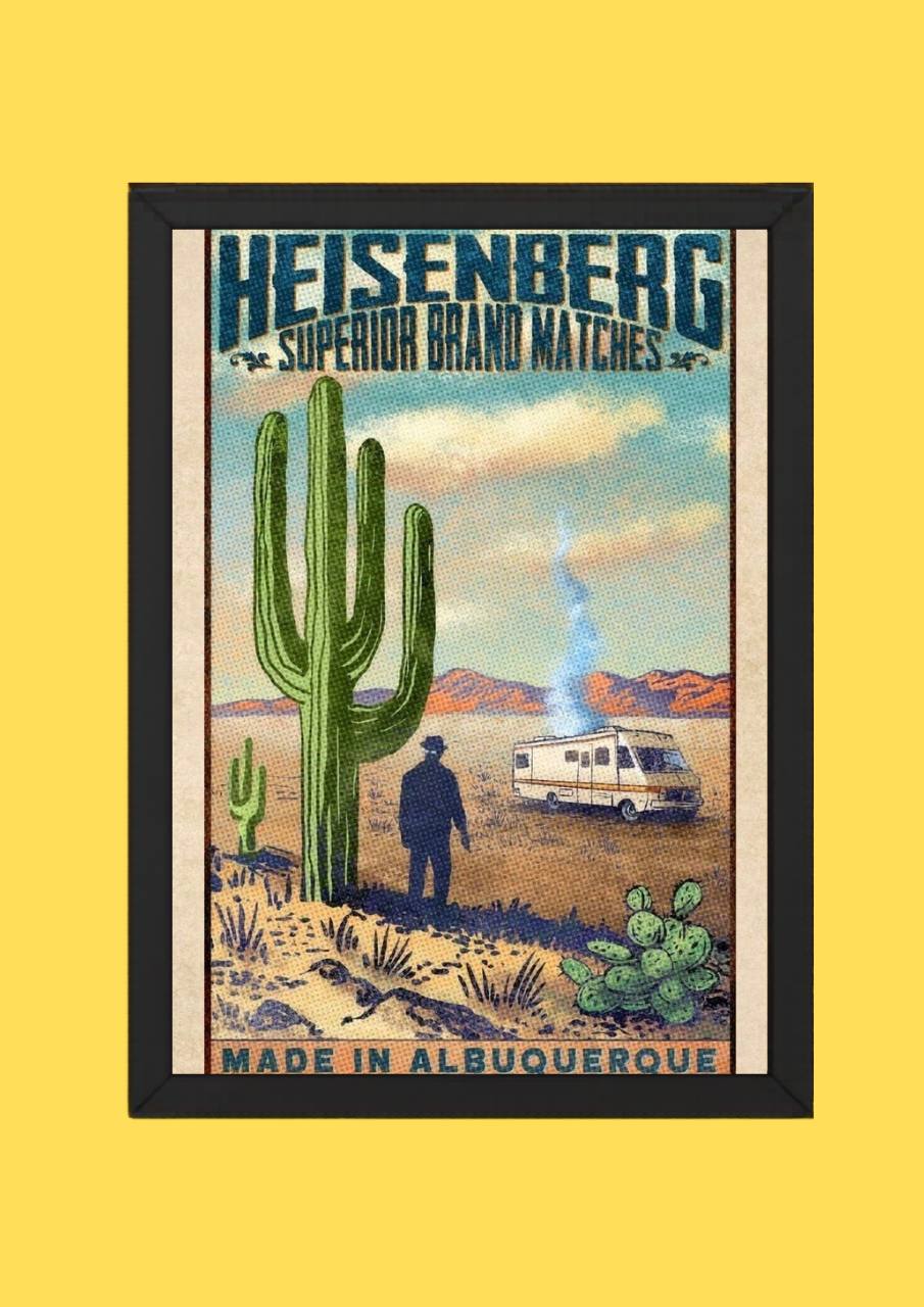 Heisenberg Desert Vintage Poster