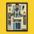El Capitano Messi Poster