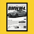 BMW M4 G82 – Performance Poster