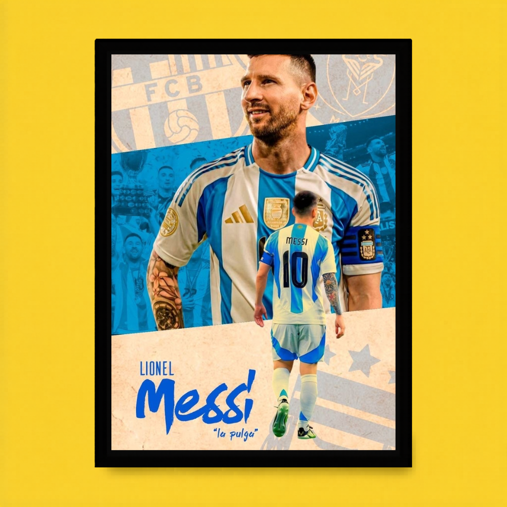 Messi Blue Era Design