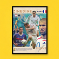Zinedine Zidane – French Maestro Collage