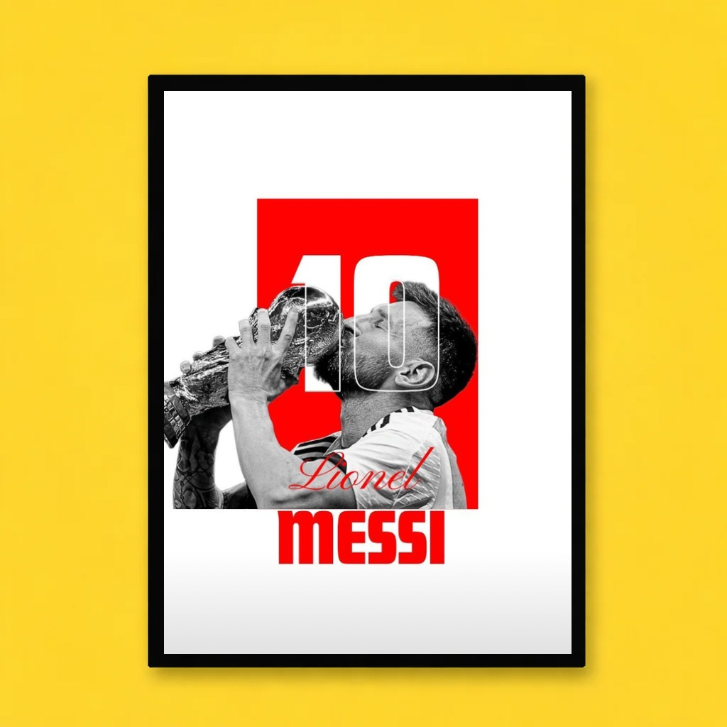 Messi World Champion Poster
