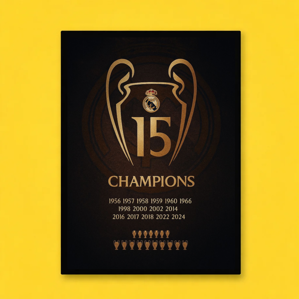Real Madrid – 15 Champions Glory