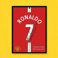 Cristiano Ronaldo – Signed Red Devil Edition