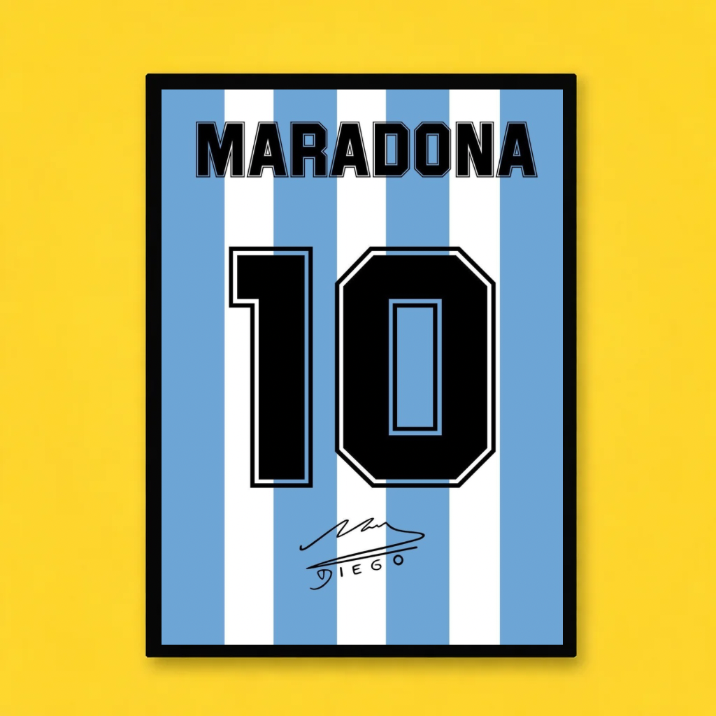 Diego Maradona – Argentina Icon Poster