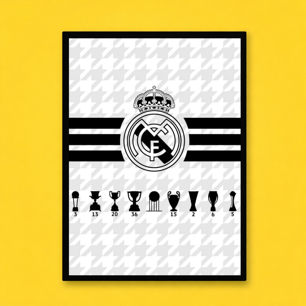 Real Madrid – Trophy Collection Poster