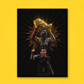 Messi Legacy Golden Trophy Art