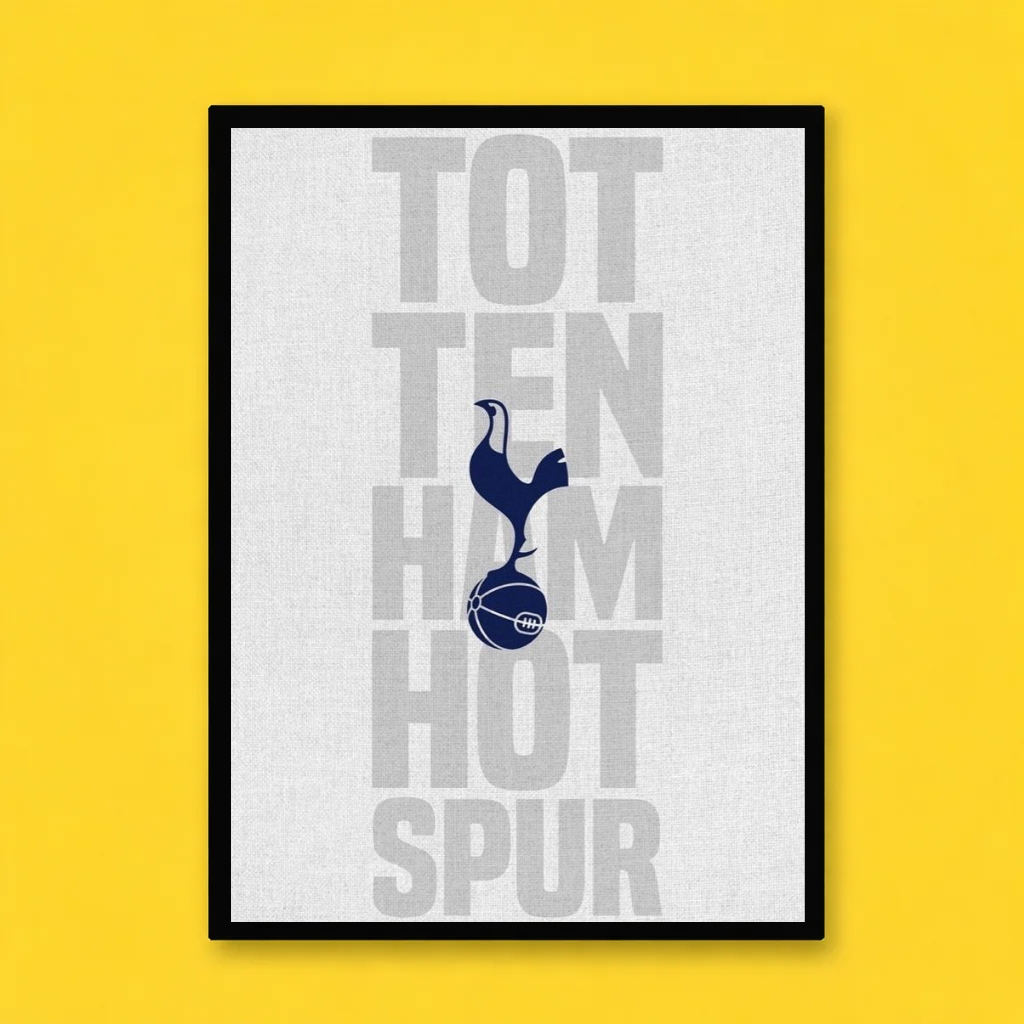 Tottenham Hotspur – Minimal Typography Poster