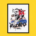 Eden Hazard Artistic Football Print