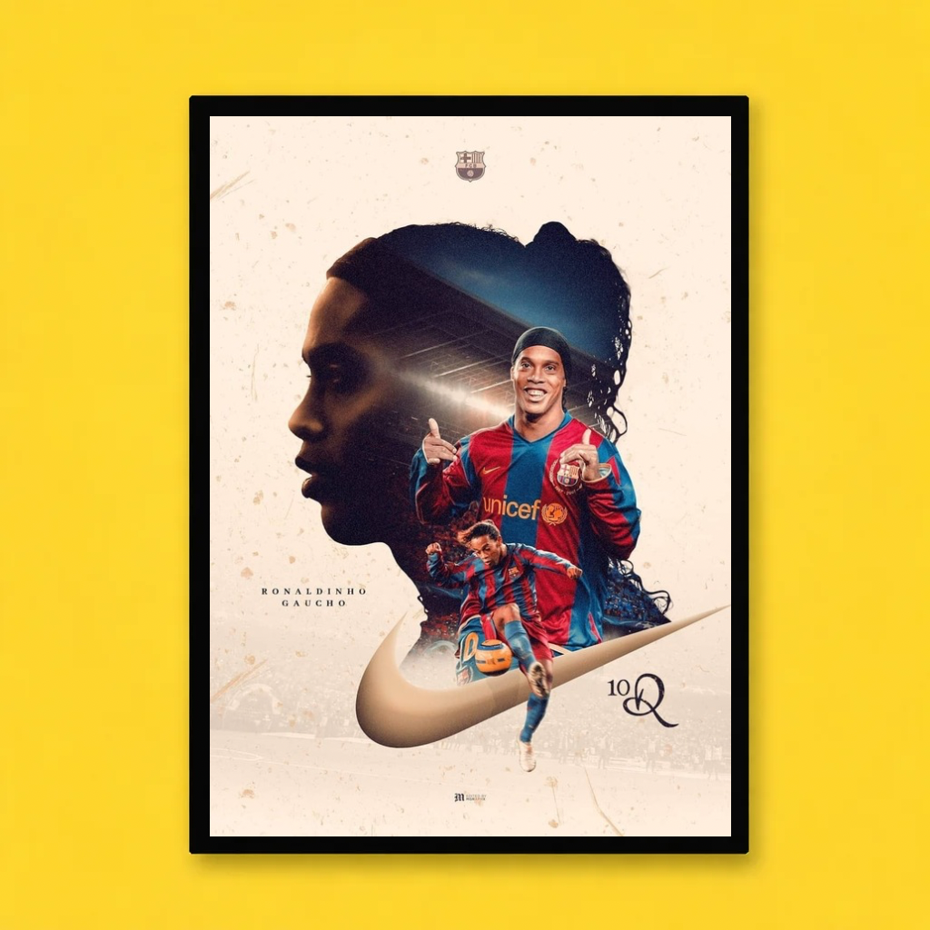 Ronaldinho Barcelona Legacy Frame