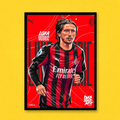 Luka Modrić AC Milan Concept Poster