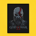God of War Kratos Dark Art Print
