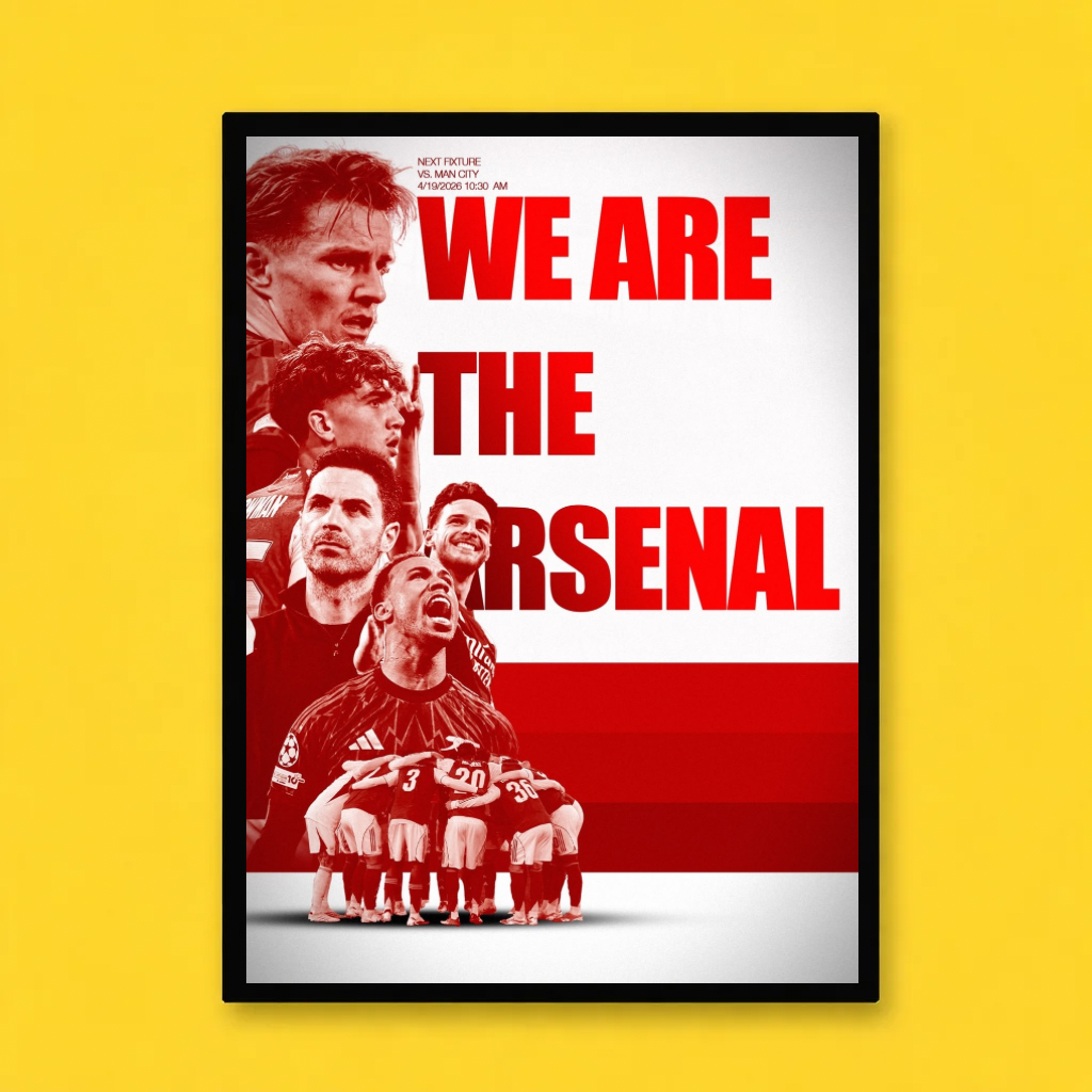 We Are The Arsenal Poster