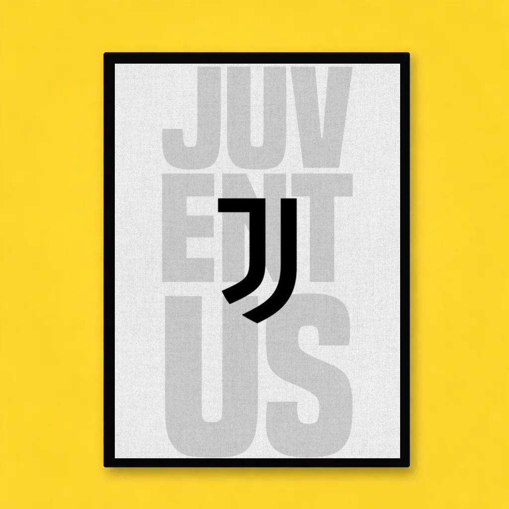 Juventus Minimal Logo Frame