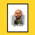 Comic Arabic Character Poster