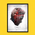 Neymar Artistic Double Exposure Frame