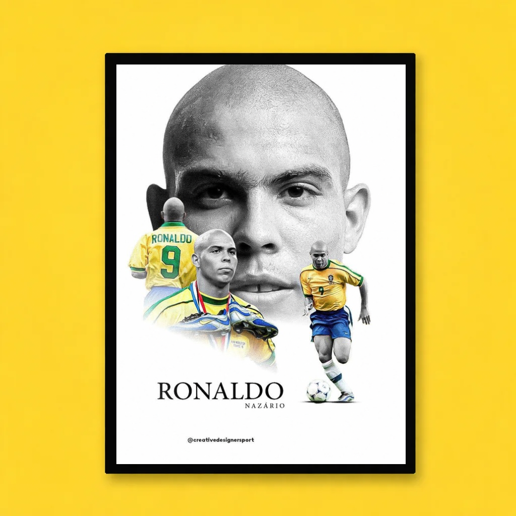 Ronaldo Nazário Iconic Legacy Poster