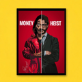Money Heist Professor Split Art