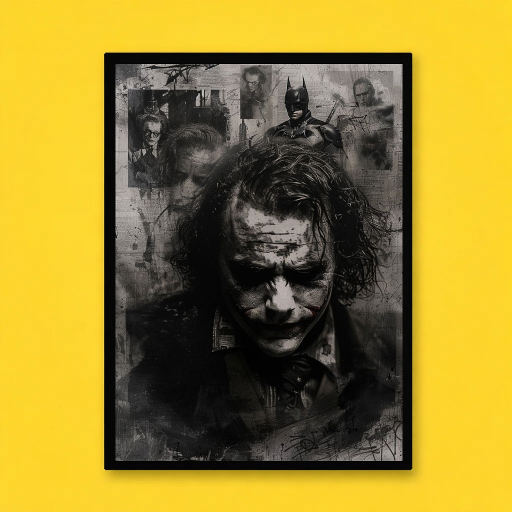The Dark Joker Cinematic Poster