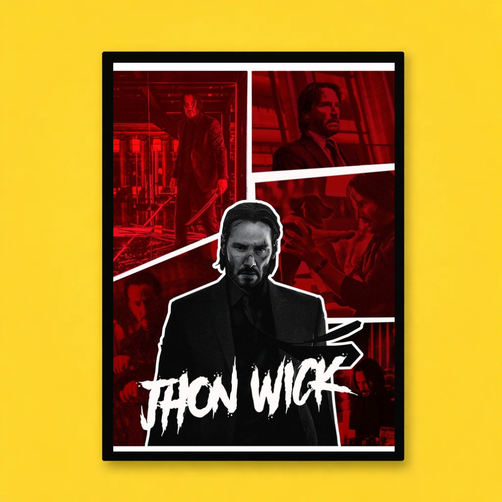 John Wick Red Edition Poster