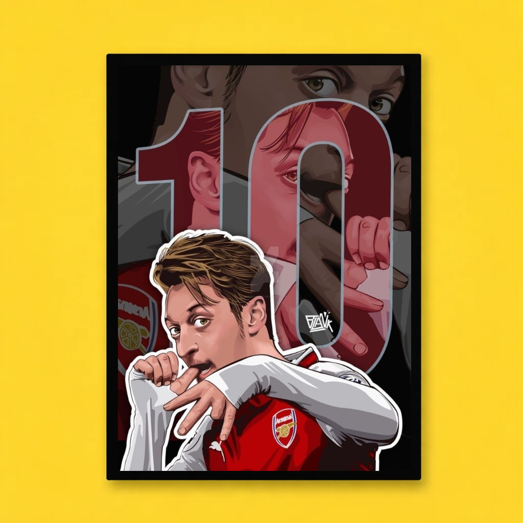Mesut Özil Number 10 Poster