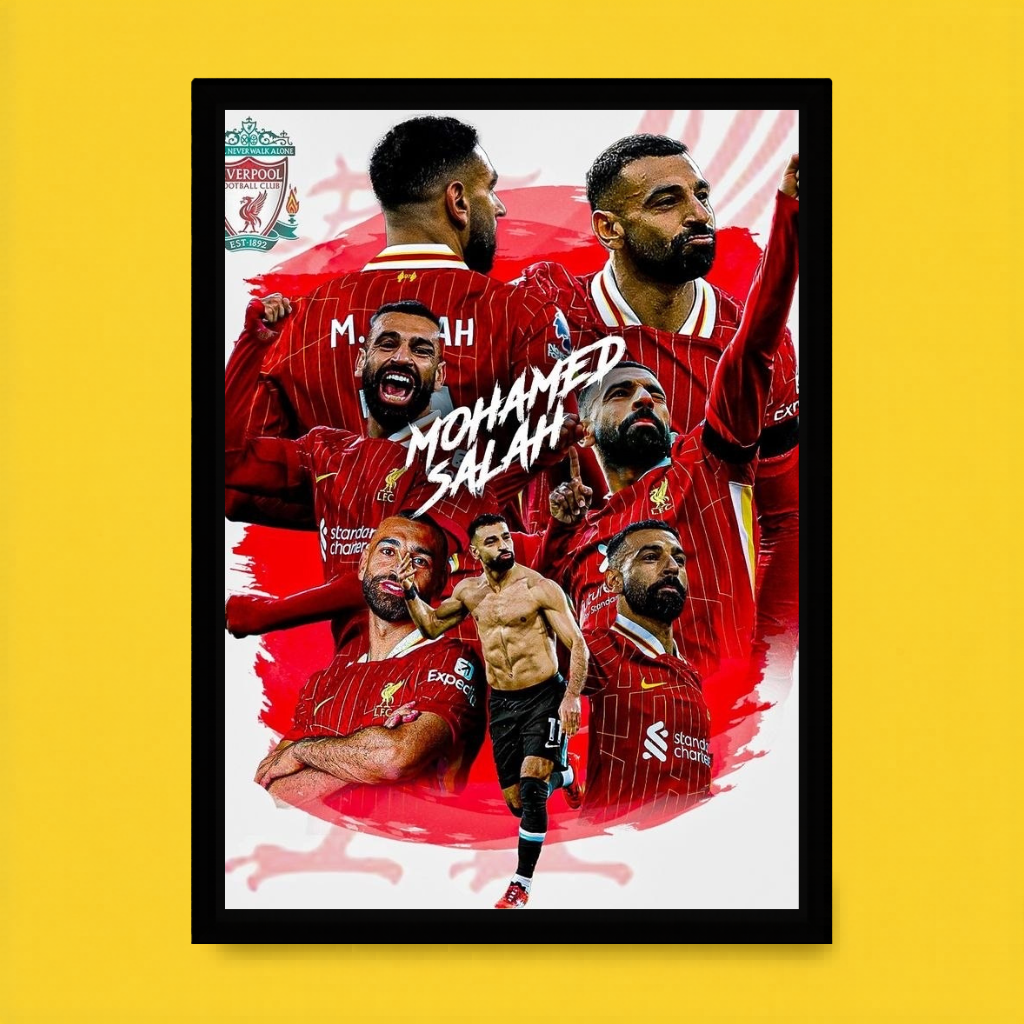 Mohamed Salah Champions Art