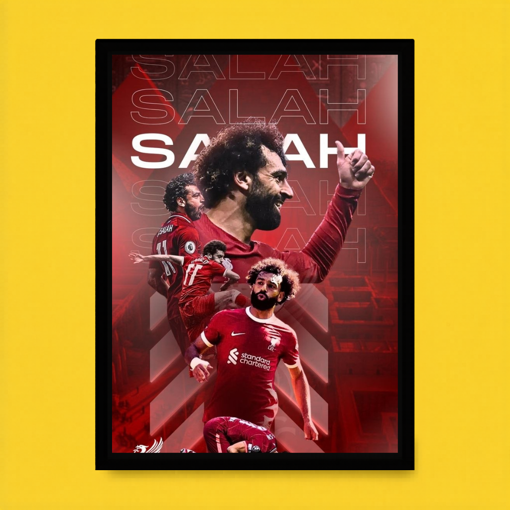 Mohamed Salah – Red Power Collage