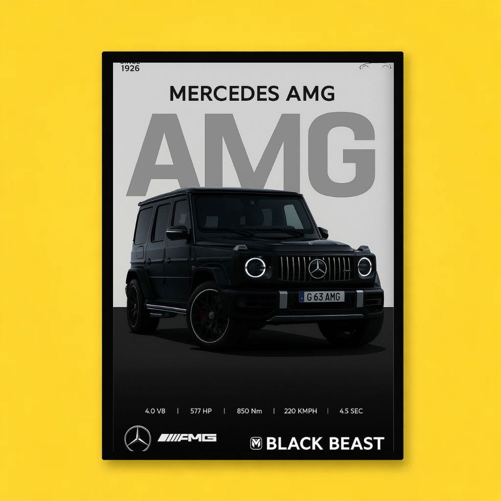 Mercedes AMG G63 – Black Beast