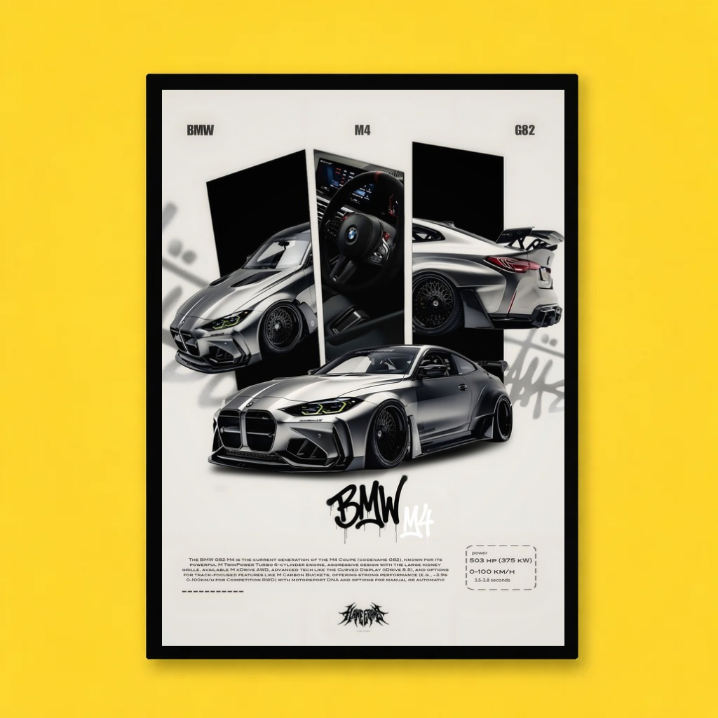 BMW M4 G82 – Silver Aggression