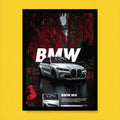 BMW M4 Dark Red Edition Frame