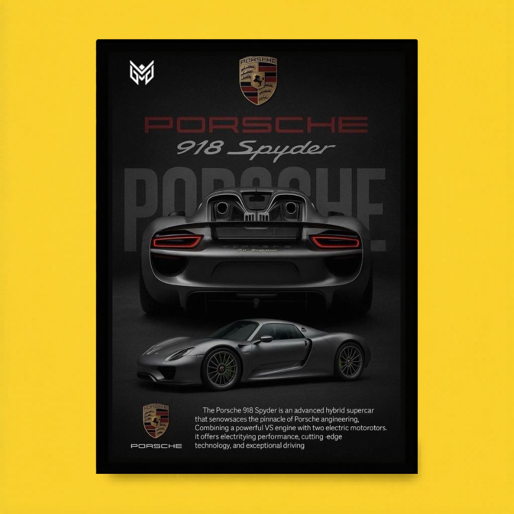 Porsche 918 Spyder Luxury Frame
