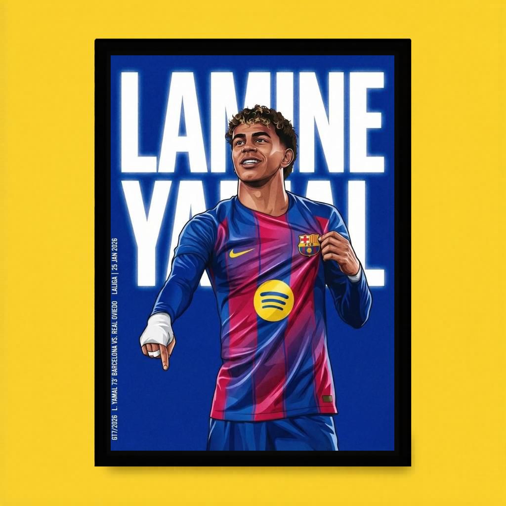 Lamine Yamal Future Star Frame